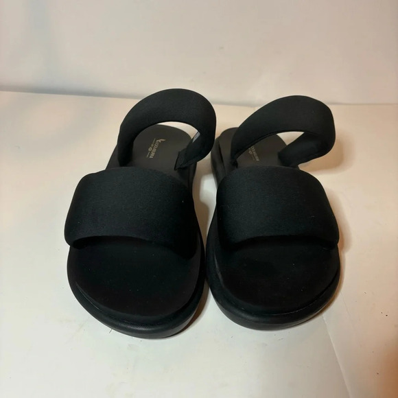 Koolaburra by UGG Slide Sandals Alane Women’s Size 7 Shoes Black 1138423 Cushion - Picture 6 of 9